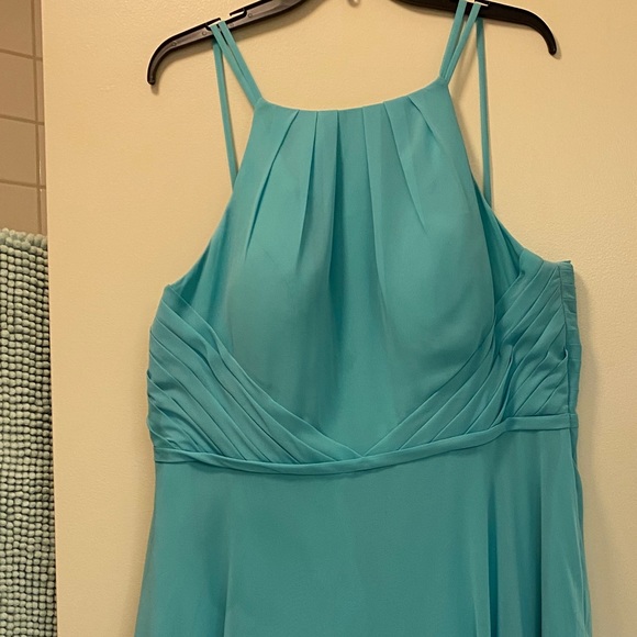 Azazie Long formal chiffon dress, plus size - Picture 2 of 5